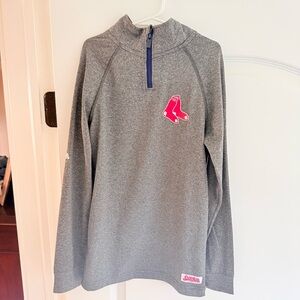 Red Sox 1/4 Zip - dry fit type material